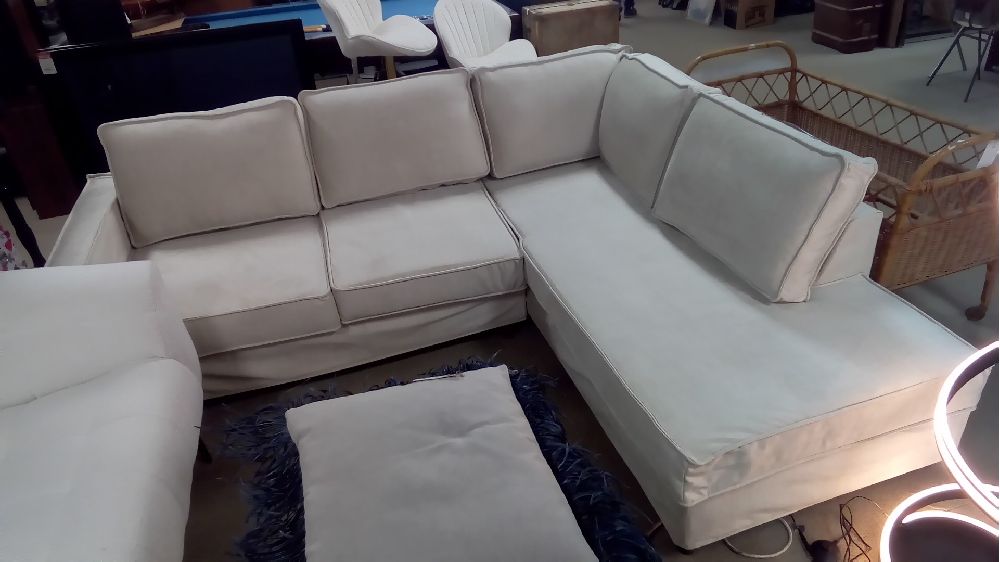 CANAPÉ D'ANGLE FIXE NEUF ( ERREUR DE COMMANDE VALEUR 999,99€ )