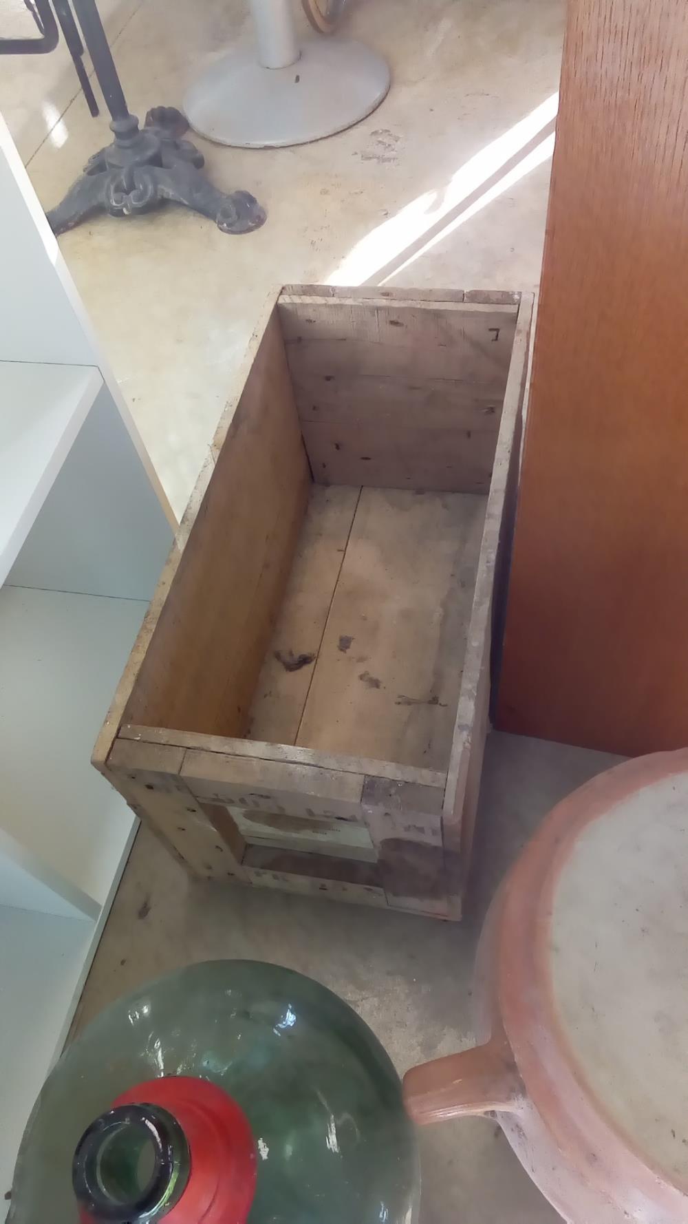 CAISSE BOIS SÉRIGRAPHIÉE