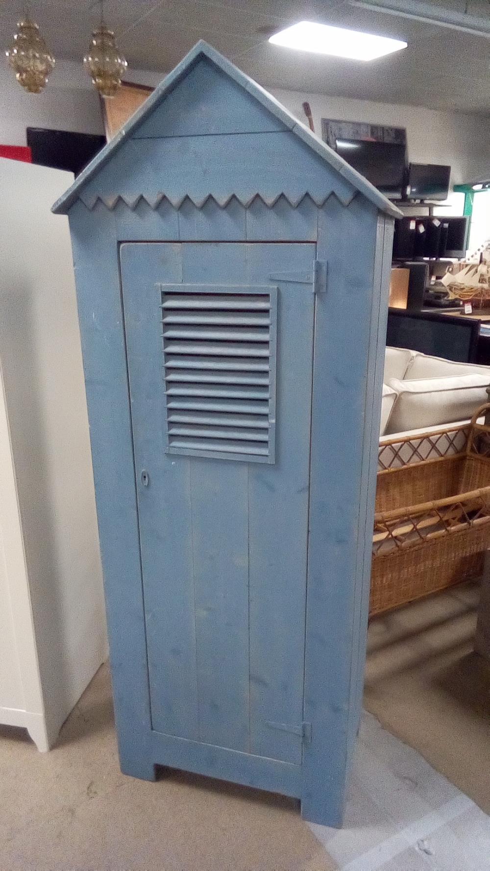 ARMOIRETTE BLEUE CABINE DE PLAGE