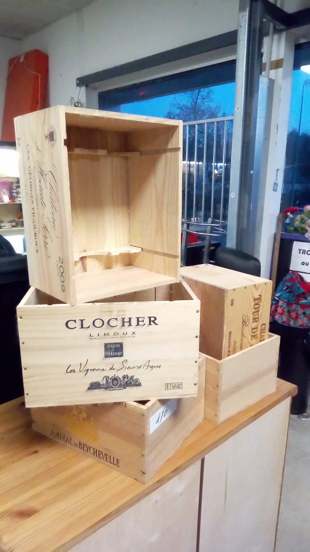 CAISSE VINS SÉRIGRAPHIÉE