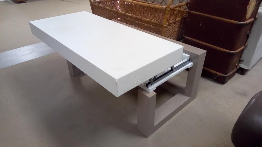 TABLE BASSE PLATEAU TÉLÉ AVEC MÉCANISME