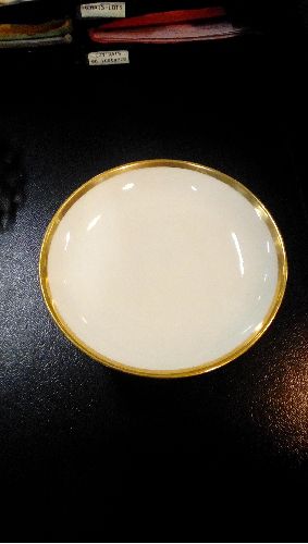 COMPOTIER PORCELAINE DORE À L OR FIN EPOQUE EMPIRE XIXE