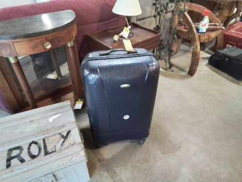 VALISE A ROULETTES COQUE RÉSINE BLEU SAMSONITE