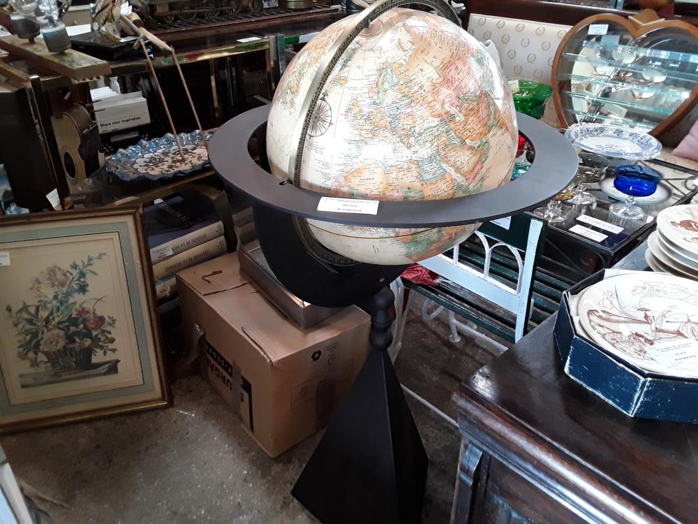 GLOBE TERRESTRE GM REPLOGLE USA SUR PIETEMENT FF