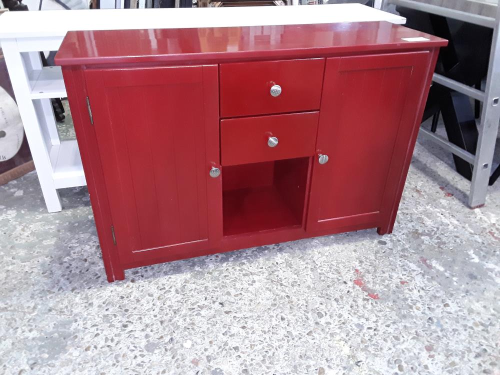 BUFFET BAS  2P 2T 1 NICHE ROUGE  