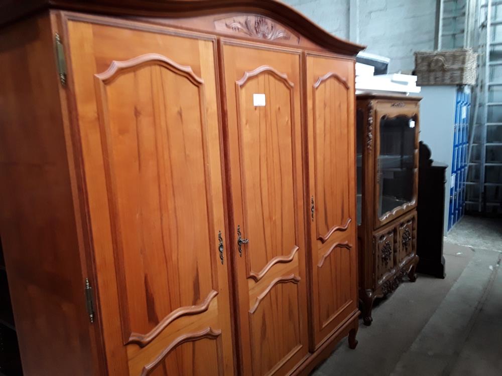 ARMOIRE 3P MERISIER STYLE REG