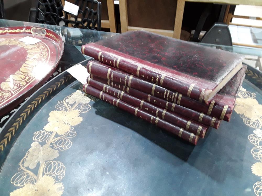 LIVRE ANCIEN LES MISERABLES EN 5 VOLUMES RELIES