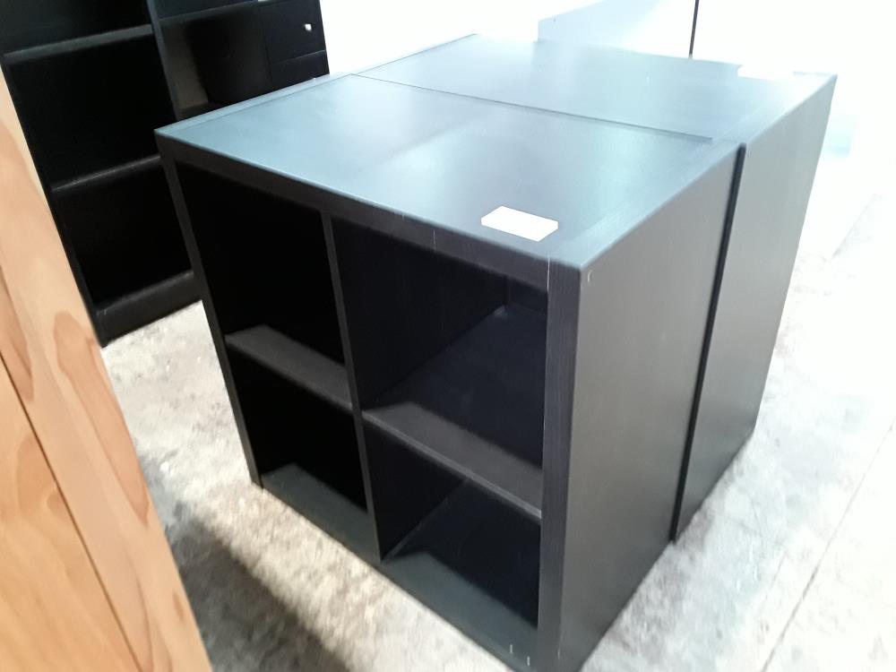 BLOC 4 CASES IKEA NOIR