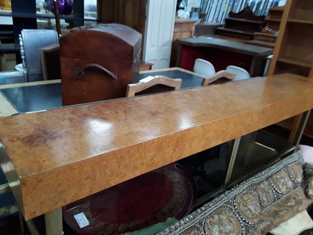 CONSOLE/ ETAGERE  LOUPE 220/38.5CM + SUPPORT
