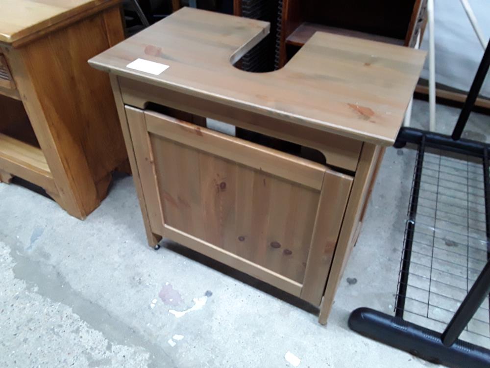 MEUBLE SOUS LAVABO PIN MIEL