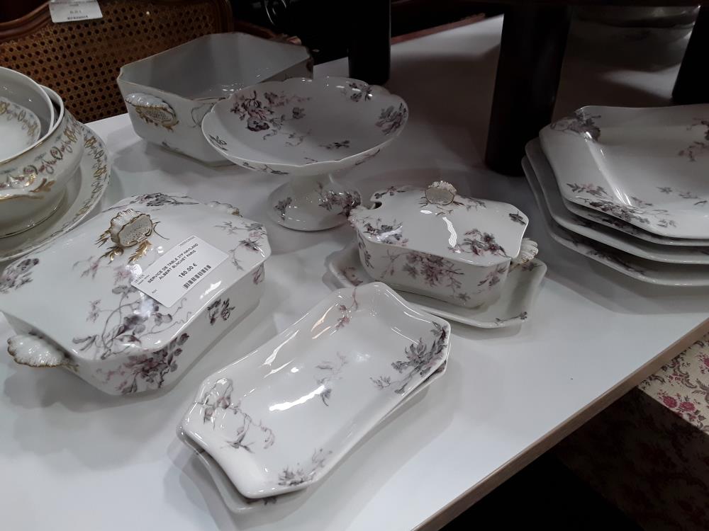 SERVICE DE TABLE 49P  HAVILAND ALBERT BLNCHET PARIS