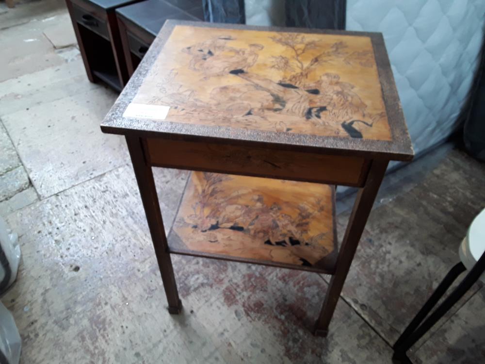 TABLE A THE 42.5/52.5CM PIROGRAVE DECOR CHAMPETRE