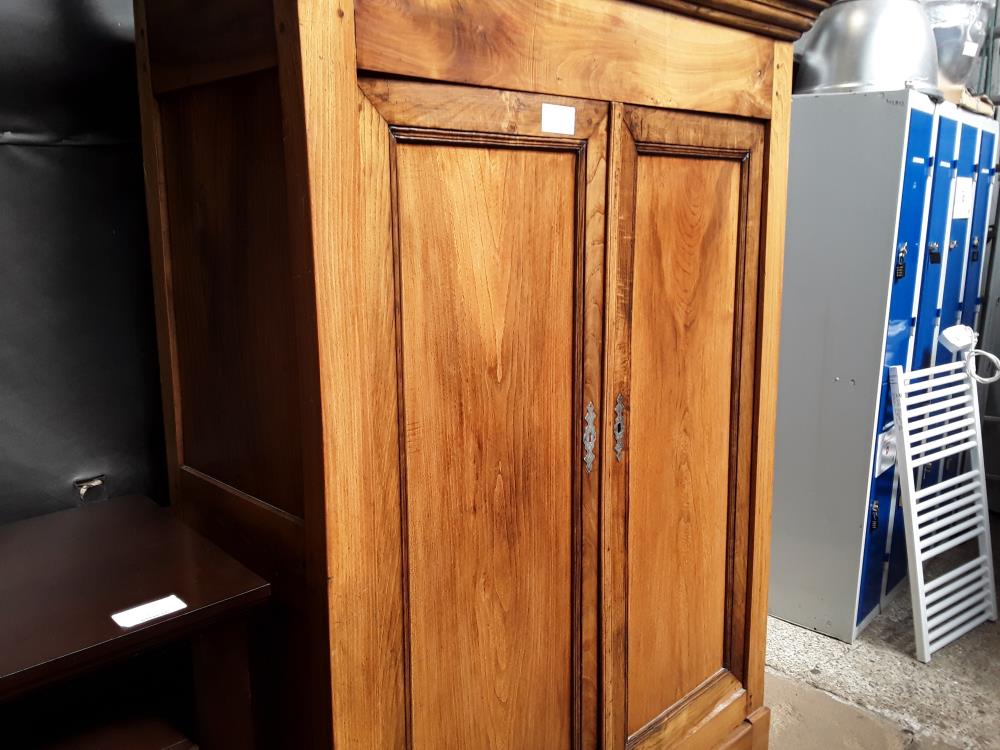 ARMOIRE ANCIENNE NOYER 2P1T 127X191X91CM