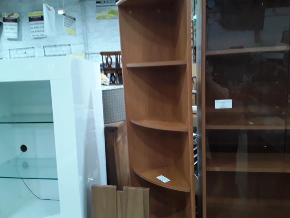 ENCOIGNURE DECOR BOIS 6 ETAGERES