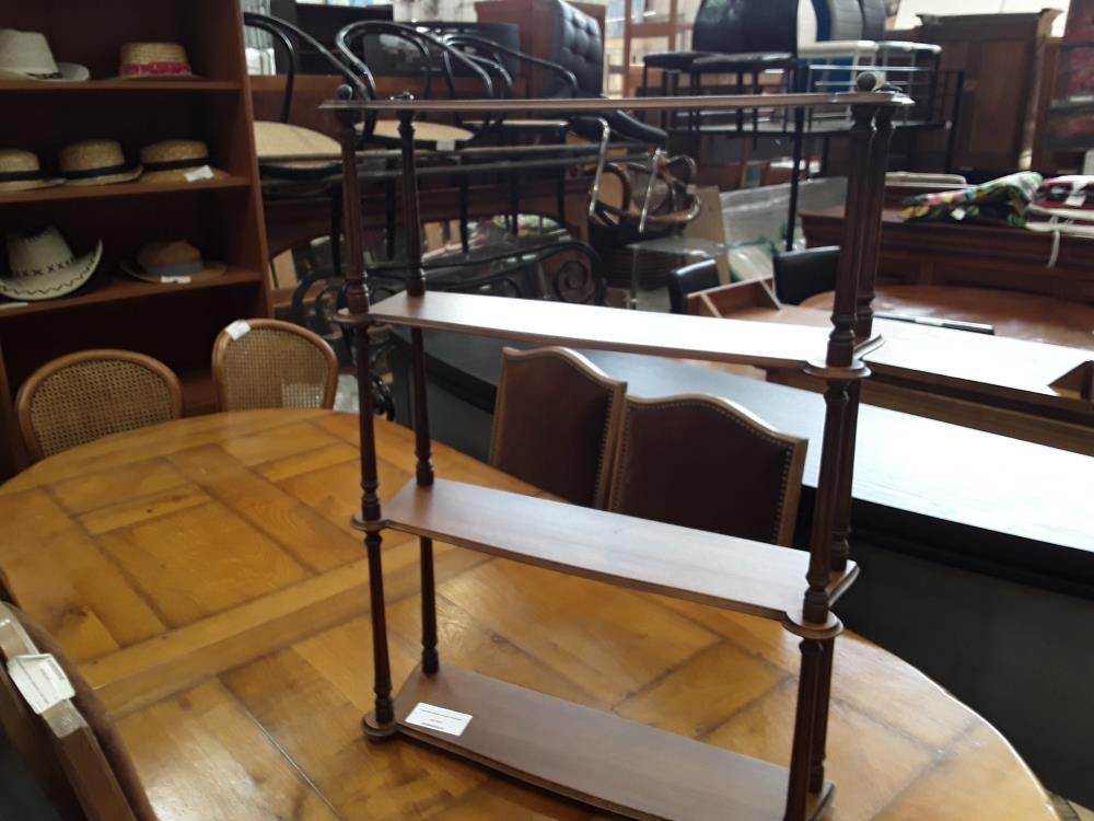 ETAGERE MURALE BOIS 4 NIVEAUX