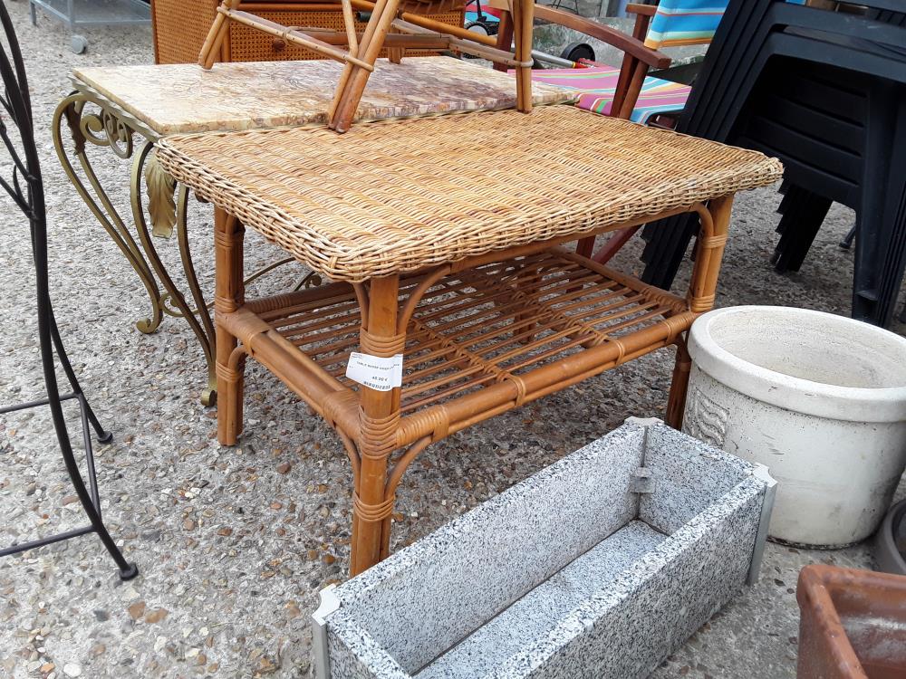 TABLE BASSE OSIER 2 PLATEAUX