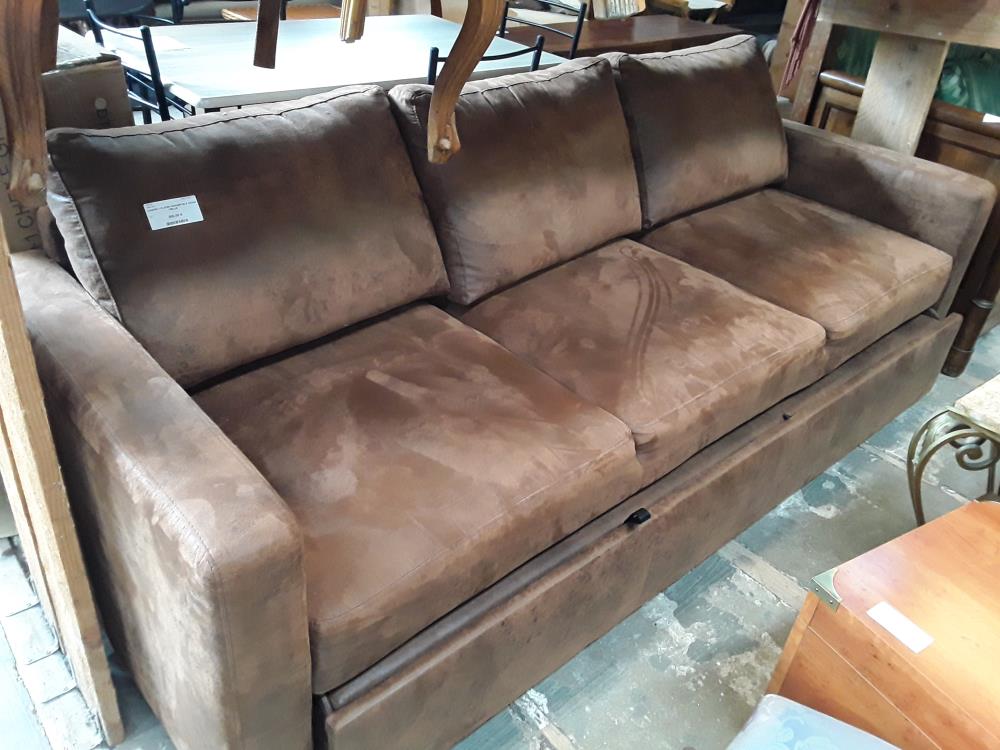 CANAPE 3 PLACES CONVERTIBLE FACON VIELLIS 