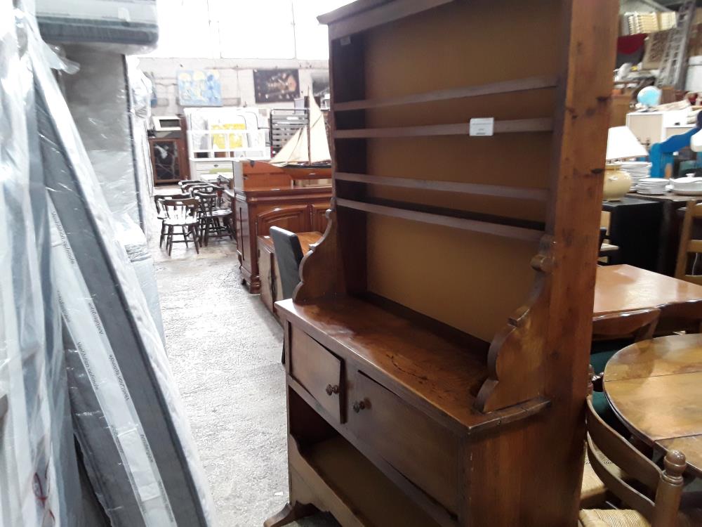 VAISSELLIER BOIS ANCIEN 2P SIR PIED