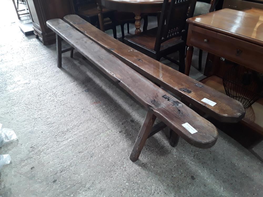 BANC ANCIEN EN CHENE 2.40M