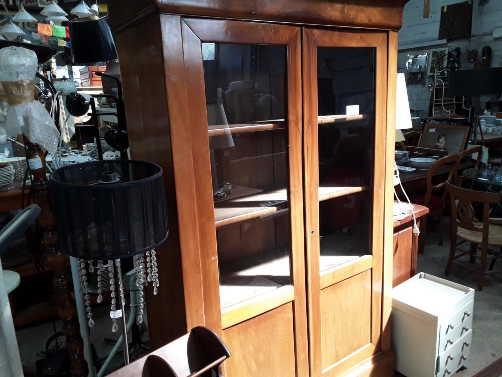 VITRINE BIBLIOTHEQUE NOYER 2P