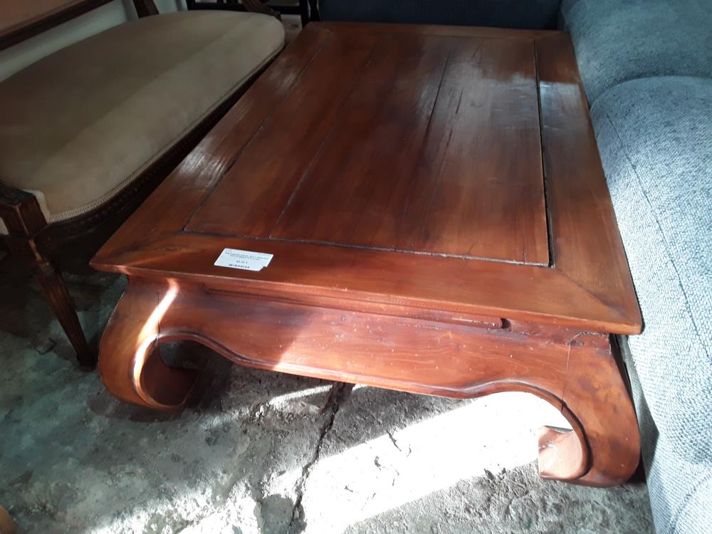 TABLE BASSE OPIUM 120X74 BOIS EXO PETITS DEFAUTS PLATEAU