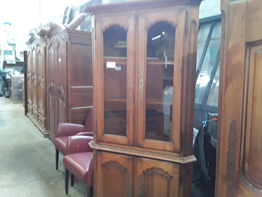 ENCOIGNURE CHENE PARTIE VITREE