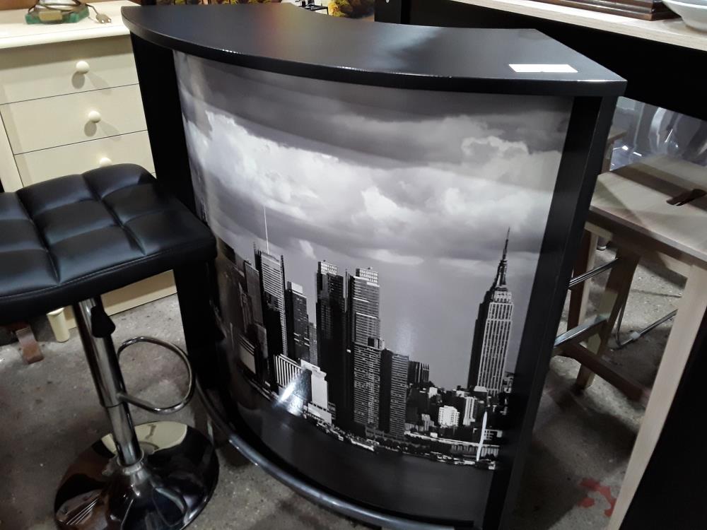 BAR DEMI LUNE PM NOIR DECOR NEW YORK