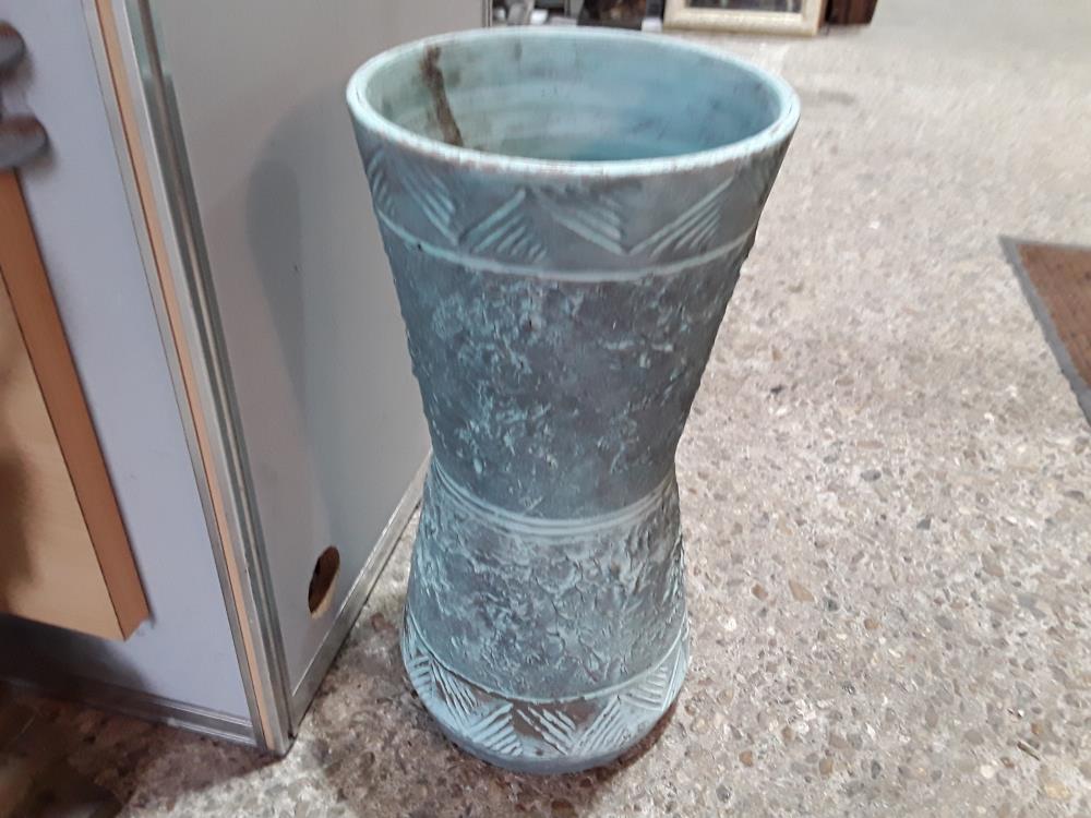PORTE POT VASE CERAMIQUE VERTE