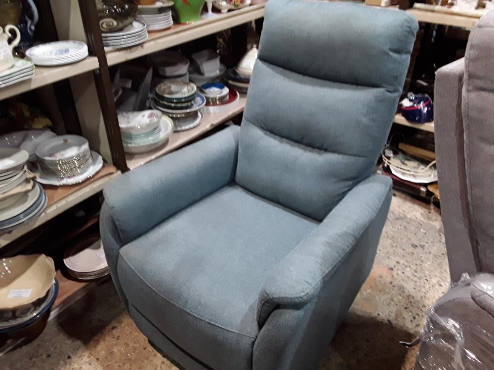 FAUTEUI RELAX ELECTRIQUE TISSU VERT