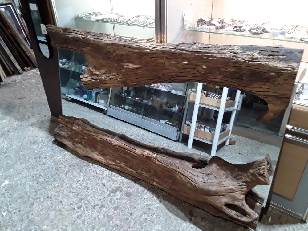 MIROIR  TRONC D ARBRE 151X95 CM