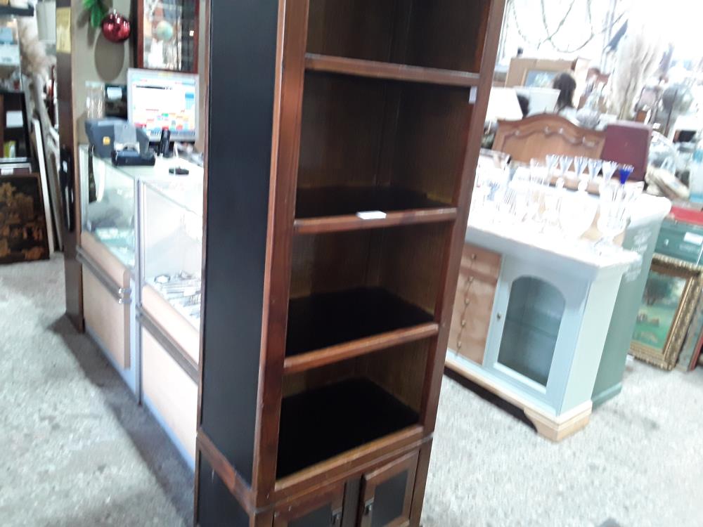 MEUBLE COLONNE BOIS EXO I70X208 AVEC COUPS 2P BAS MANQUE BLOC