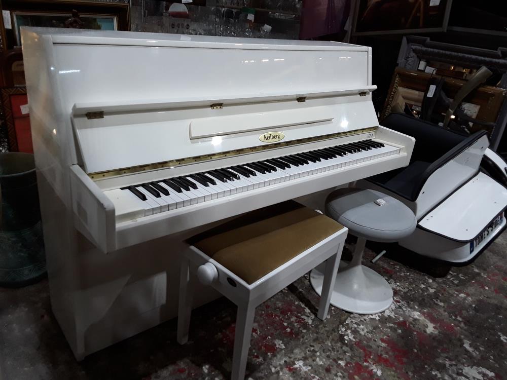 PIANO LAQUE BLANC KEILBERG