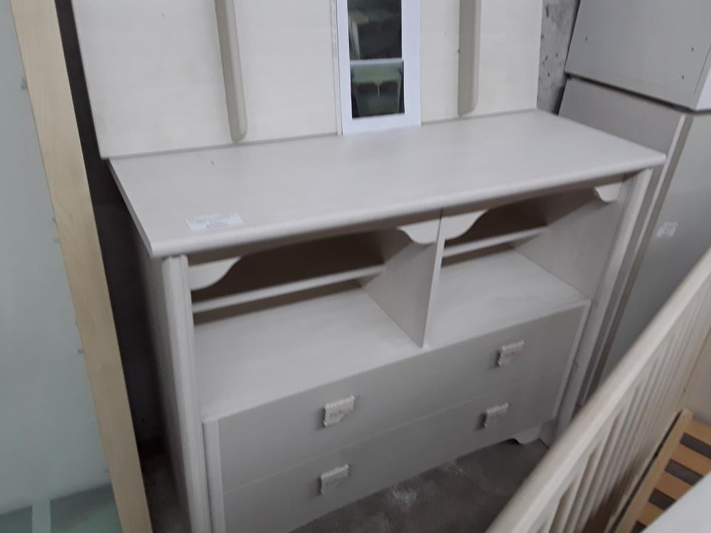 COMMODE TABLE A LANGTER SAUTHON BEIGE 2T 2NICHES+PLATEAU