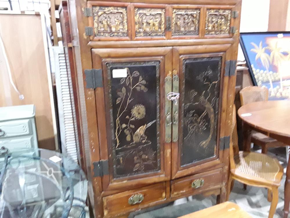 ARMOIRE PP 2T CHINOISE SUR PIED T INTERIEEUR