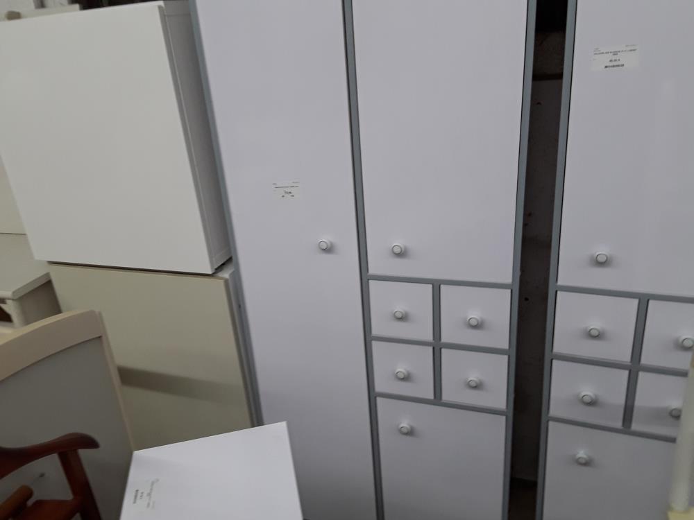 ARMOIRE SDB BLANC LISERET 3P4T