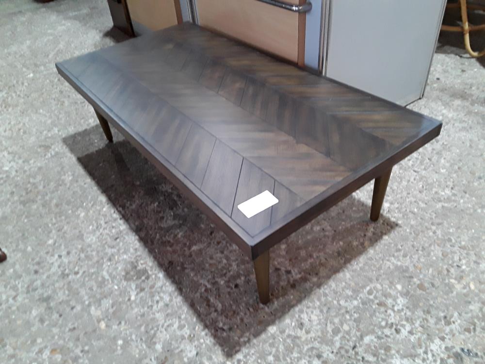 TABLE BASSE PLATEAU DECOR CHEUVRONS 120/60CM