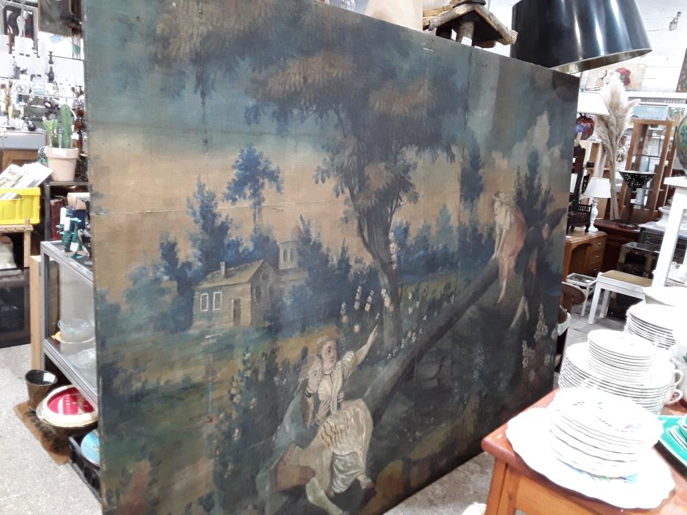 HUILE NUE ANCIENNE 198X269CM