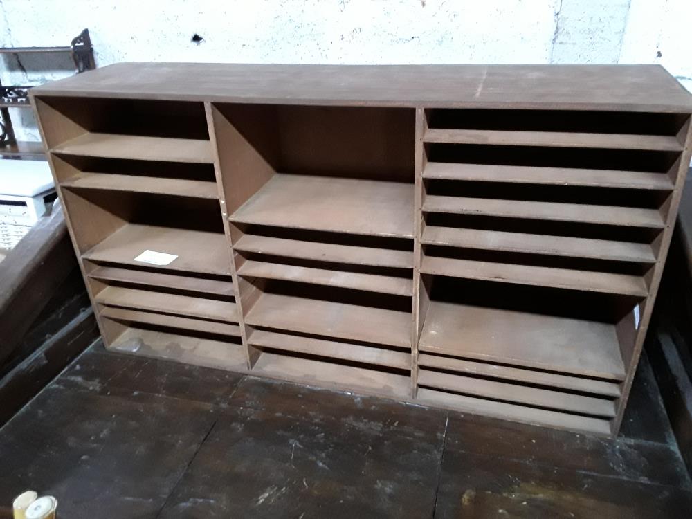 TRIEUR A4 MULTICASES BOIS 103CM 