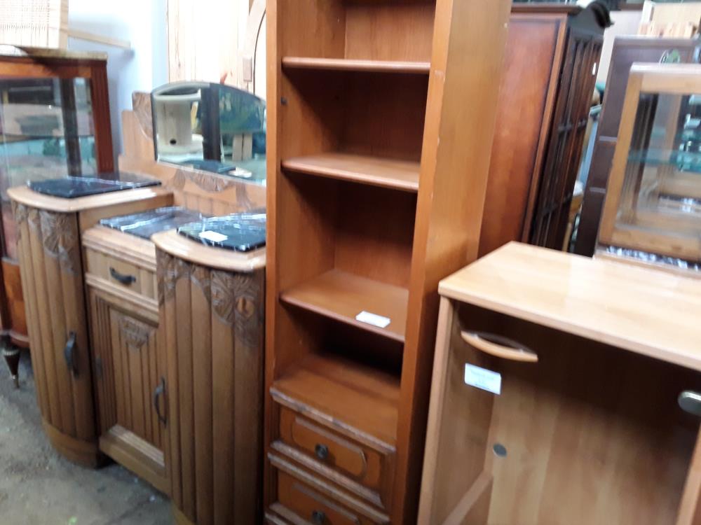 COLONNE STYLE ANGLAIS 3 ETAGERES 3 TIROIRS