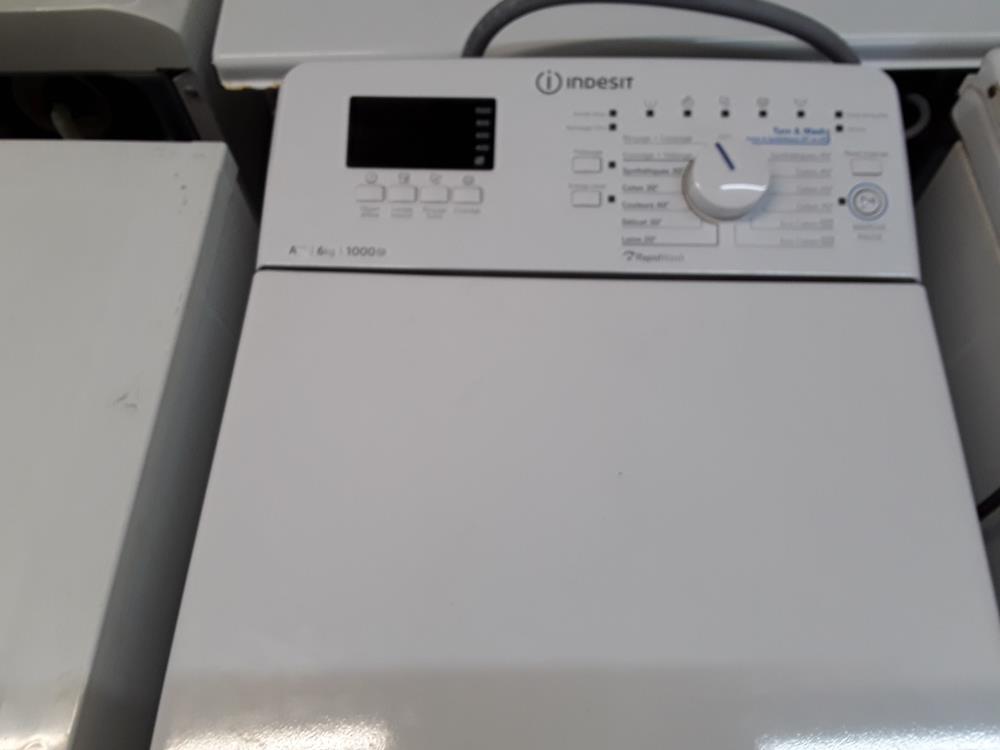 MACHINE A LAVER TOP INDESIT A+++ 6 KG 1000TRS BLANCHE 40CM