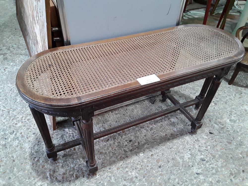 BANQUETTE ASSISE CANNE 98.5CM BON ETAT