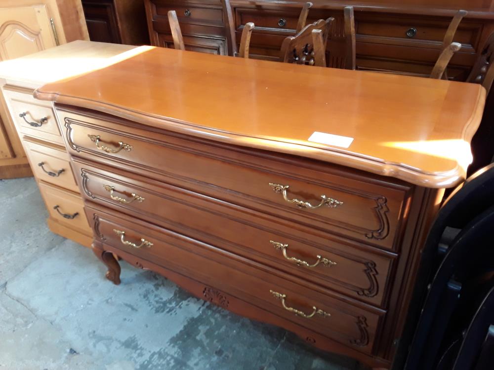 COMMODE 3T MERISIER STYLE REG