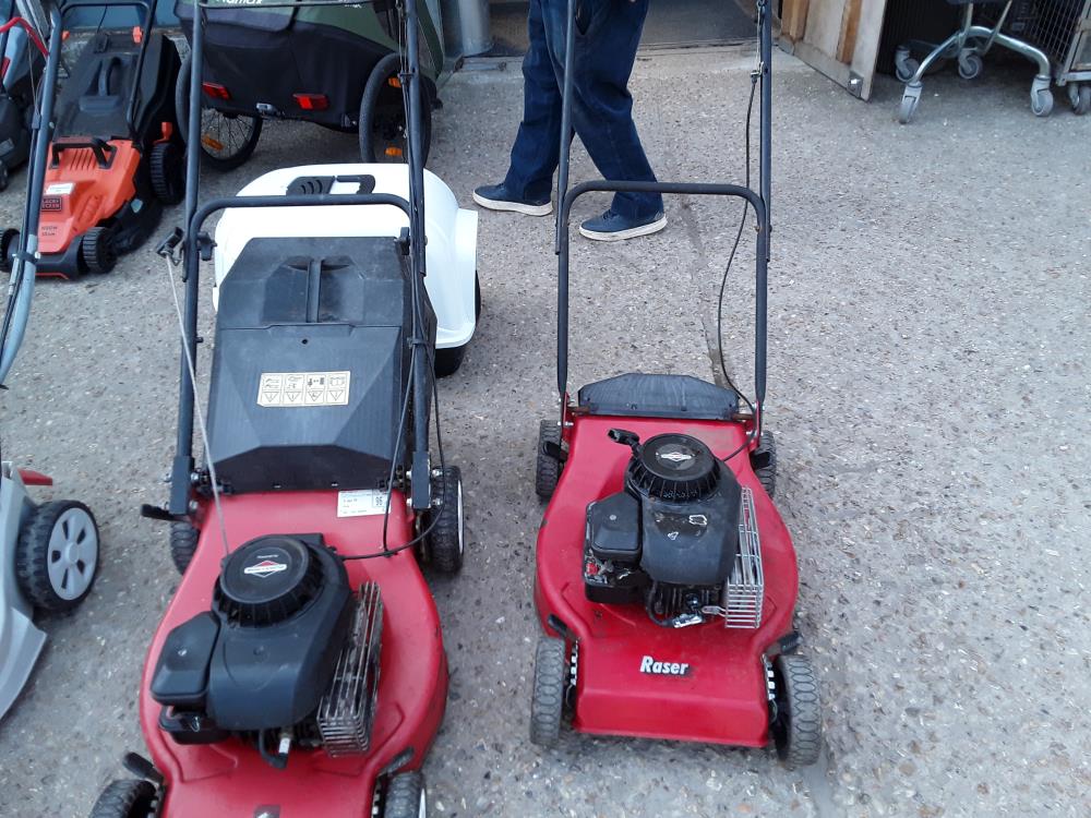 TONDEUSE RASER ROUGE SS BAC