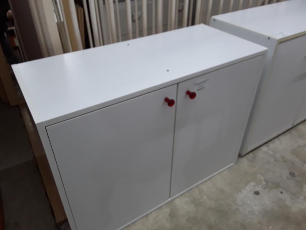 ELEMENT BLANC MELAMINE 2P 80CM LEGER COUP LATERAL