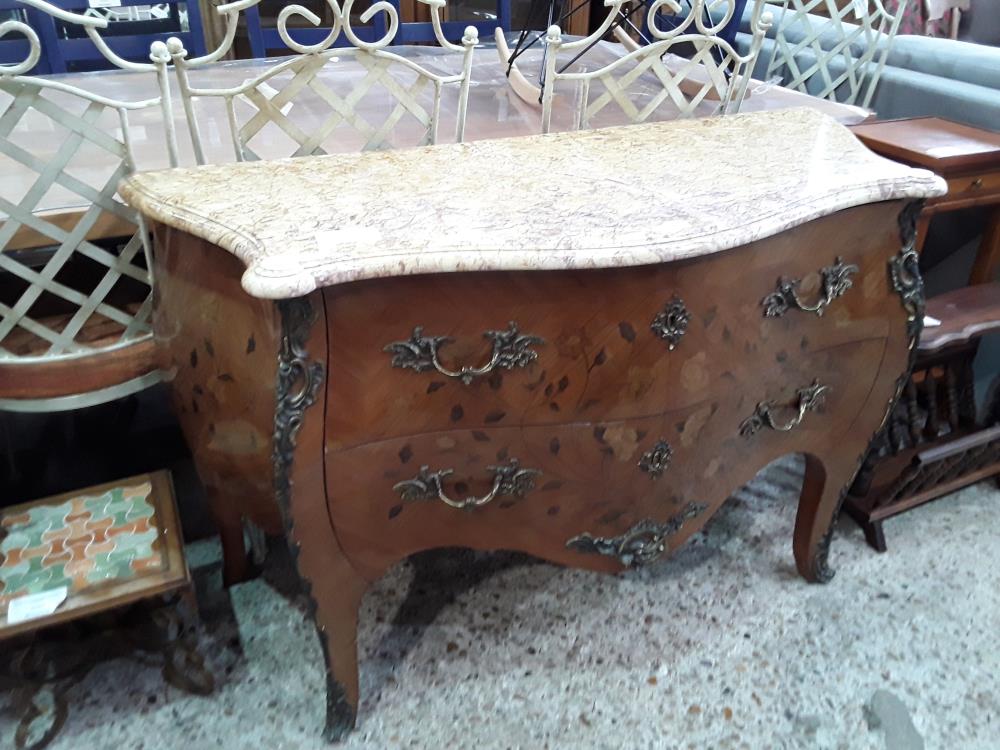 COMMODE VENRTUE MARBRE ACCIDENTE RECOLLE 2T