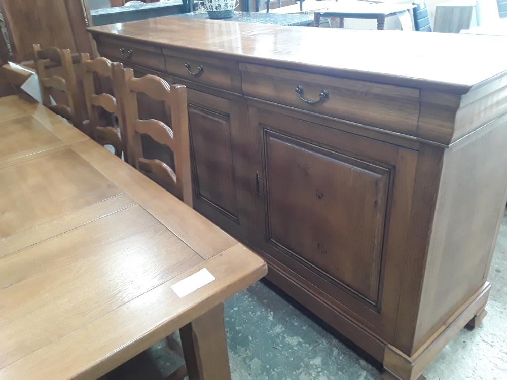 ENFILADE CHENE MASSIF  3T 3P STYLE LP