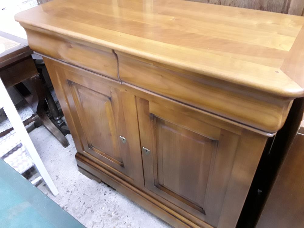 BUFFET MERISIER STYLE LP 2 TIROIRS 2 PORTES