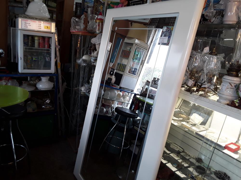 MIROIR DE BUFFET LAQUE BLANC 110X190CM