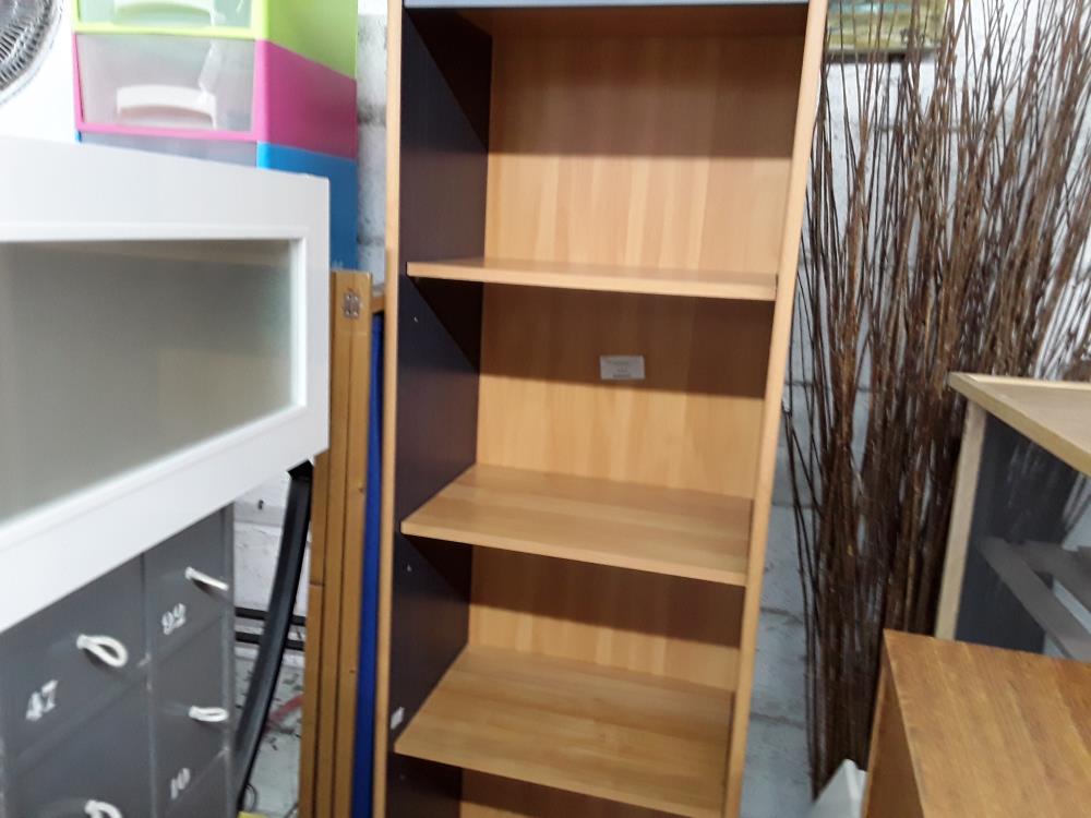 ETAGERE DECOR BOIS BICOLOR 54XX40X200CM