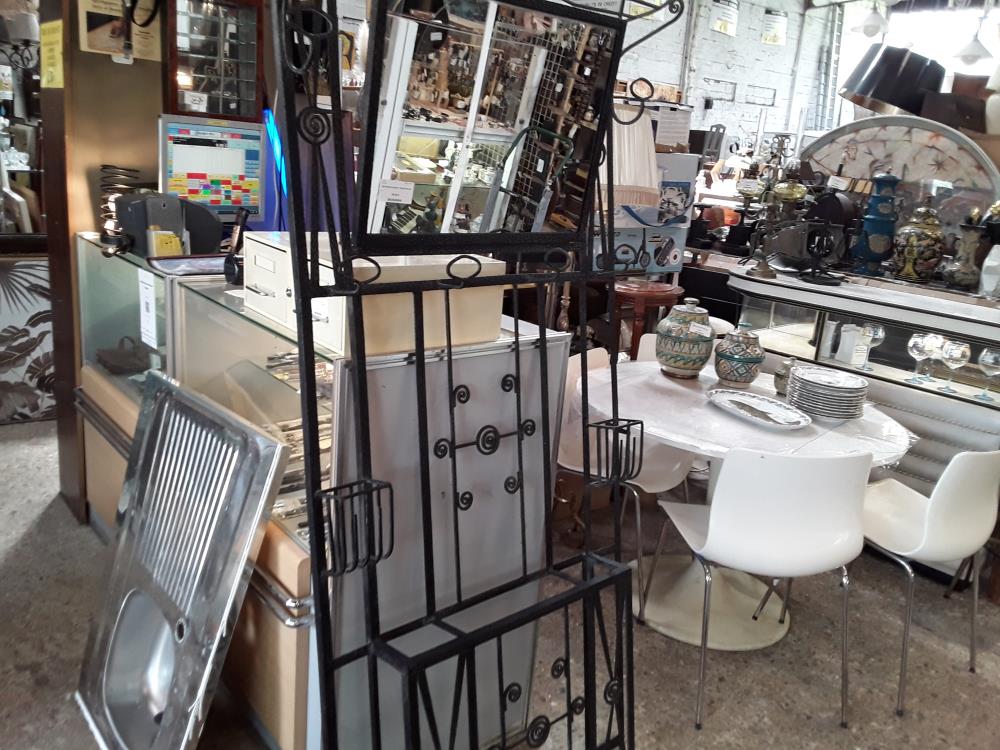 VESTIAIRE FF ANCIEN  MIROIR INCLINE